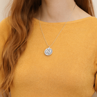 Collier Tigre, Finition argentée, Rose Clair / Gris Clair image number 4